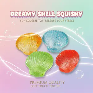 Scallop maltose pinch music creative vent decompression soft glue toy pinch gift