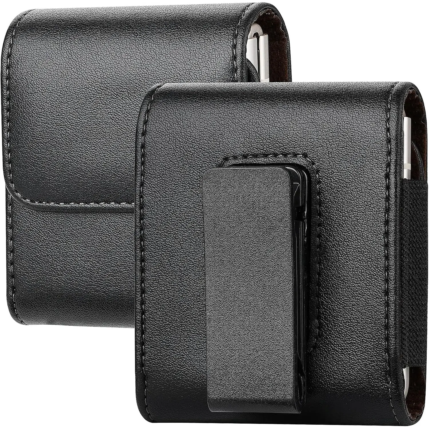 Samsung Galaxy Z Flip7/6/5/4 Flip Phone Waist Strap Case, Waist Pack, 360° Rotating Leather Phone Bag with Belt Clip, Compatible with Motorola Razr