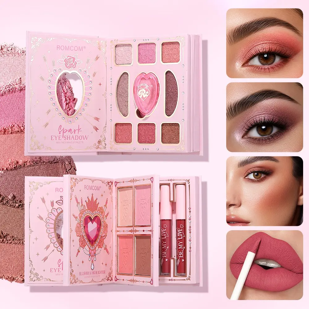 All-In-One Makeup Set, Long-Lasting Waterproof, Sweatproof, Easy to Remove, Perfect for Beginners, Versatile Makeup Gift Box
