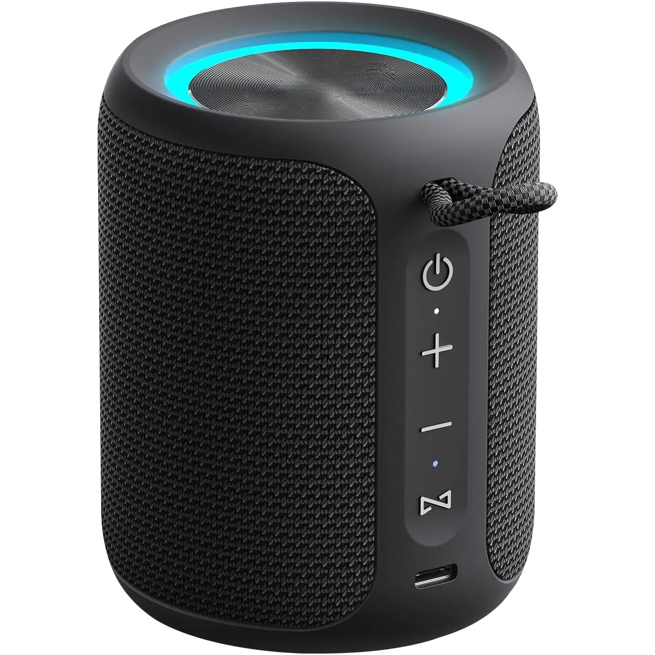 20W Bluetooth Speaker IP67 Waterproof Speaker with Deep Bass, Portable Speakers for Beach Camping Accessories, Gifts for Men Fathers Him (Black)