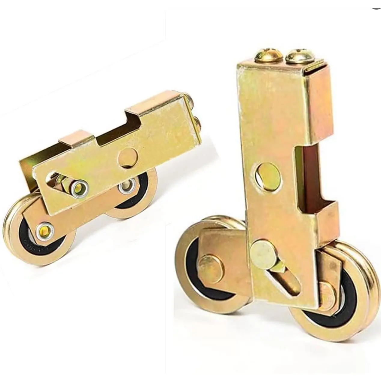 2Pack Sliding Door Rollers, 1-1/4 Inch Sliding Patio Door Tandem Roller Assembly Steel Ball Wheel, Sliding Glass Door Rollers  for Sliding Glass Door Screen Capacity