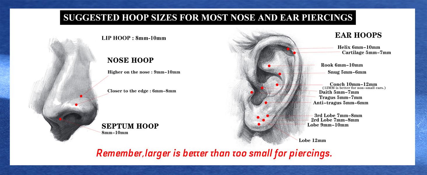 Milacolato 1count G23 Titanium Nose Rings Hoops Hypoallergenic Conch Piercing Jewelry 16G 18G 20G Hinged Segment CZ Paved Clicker Rings for Septum Cartilage Daith Helix Rook Tragus Ear Lobe Earrings for Women Men 6mm/8mm/10mm Milacolato 1count G23 Titanium Nose Rings Hoops Hypoallergenic Conch Piercing Jewelry 16G 18G 20G Hinged Segment CZ Paved Clicker Rings for Septum Cartilage Daith Helix Rook Tragus Ear Lobe Earrings for Women Men 6mm/8mm/10mm