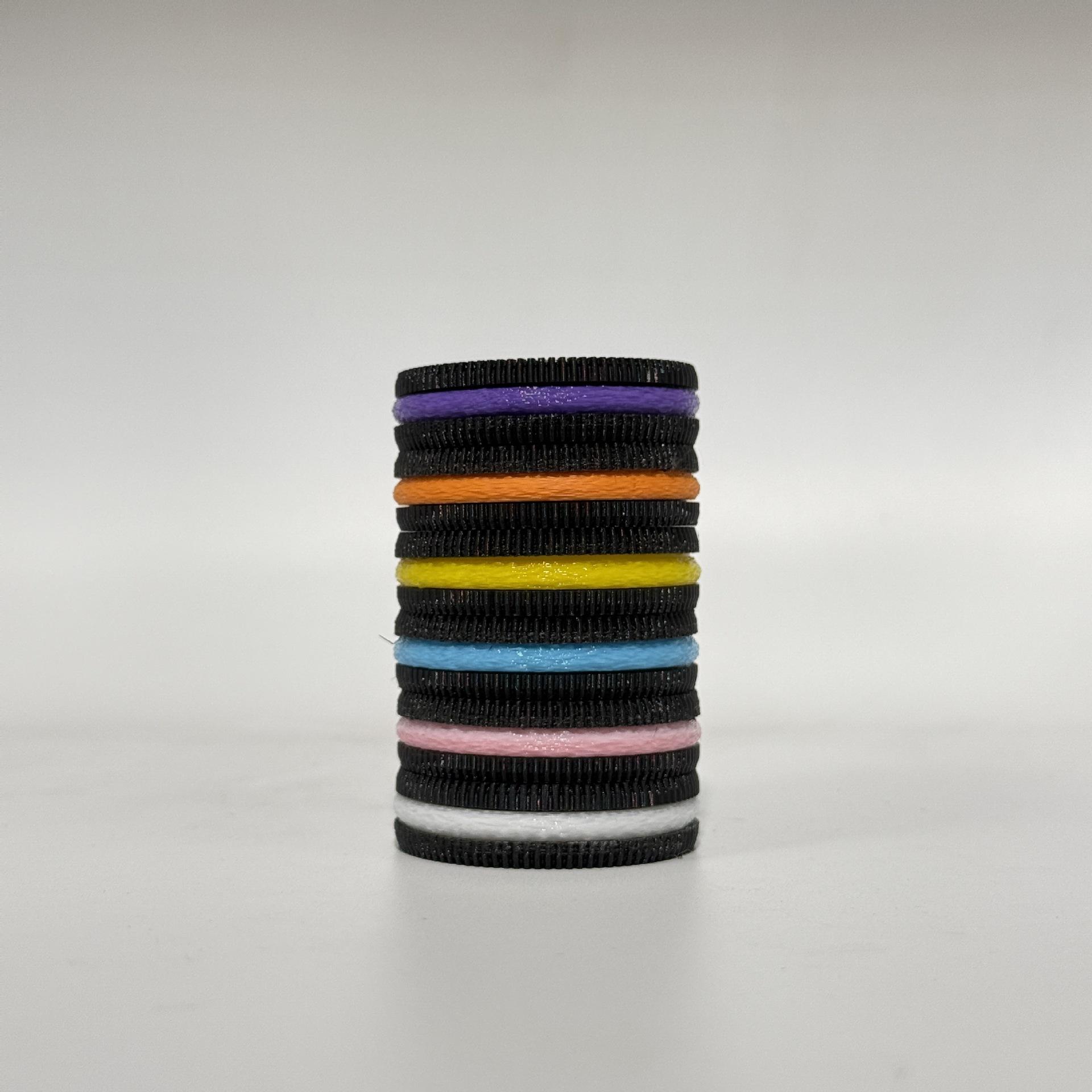 Creative Stress-Relief Fingertip Toy 3D Printed Simulation Oreo Rotating Sound Biscuit Desktop Fun Trendy Decorative Item home relief toy Gear Sensory Hypnotic