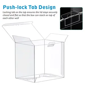 0.5 PET plastic protector box suitable for Elite Trainer Boxes; for card collectors