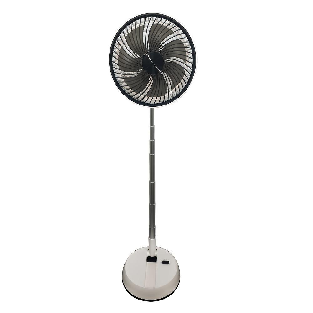 Portable Foldable USB Rechargeable Multifunctional Cooling Fan with 3 Speed Settings, Adjustable Height and Remote Control, Ideal for Office Home and Camping, Adjustable Speeds Fan