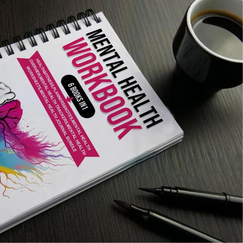 Mental Health Workbook, Mental Wellness, 1 Count Colorful Mindfulness Workbook, Managing Depression in Relationships, Addiction Recovery Strategies, Healing Complex PTSD