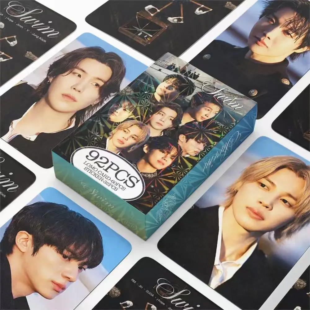 K-Pop Idol Photo Card Pack Collection, Jimin V Suga Jhope Jin Rm, Classic Collectible Cards, Pop Music Merchandise, New Collector Greeting Cards