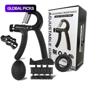 Hand Grip Strengthener Kit, Grip Exerciser, Hand Gripper for Hand Strength Training, Workout Equipment for Home or School #GLOBAL PICKS