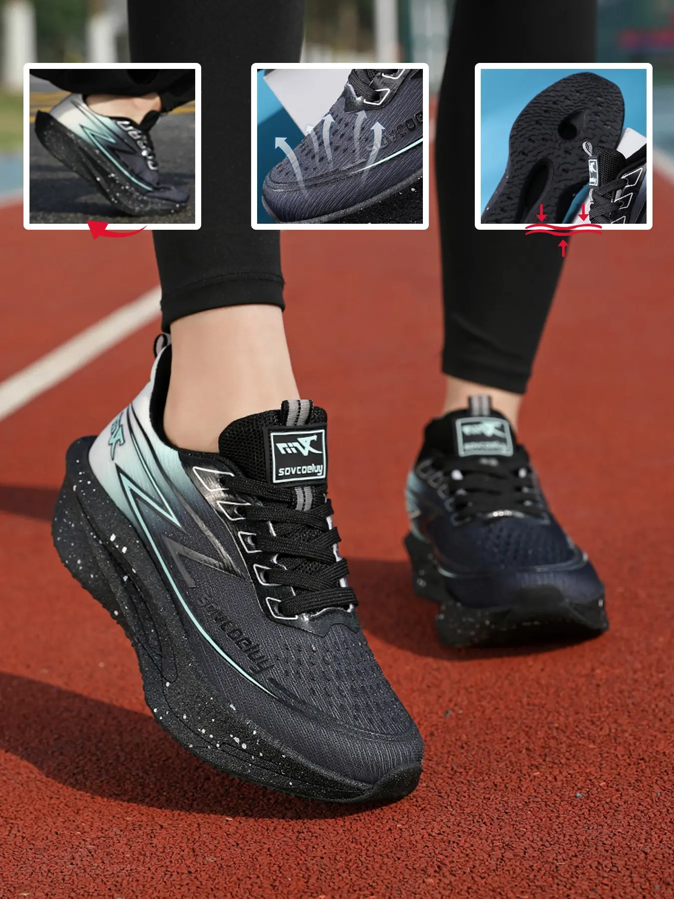 2026 Unisex Goingouttop Workout Sneakers Sports Shoe Women Sporty Running Shoes Breathable Non-Slip Height Increasing Athletic Trainers for Men Athletic Shoes