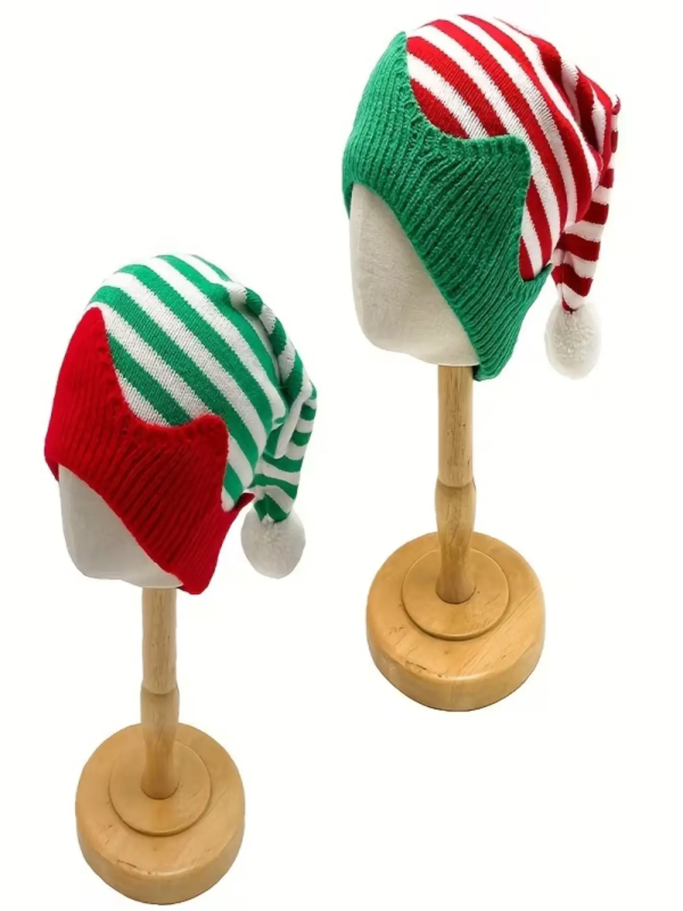 Unisex Knit Christmas Hat, Soft & Cozy Party Accessory, Fitted Design for All Seasons, Perfect for Holiday Celebrations