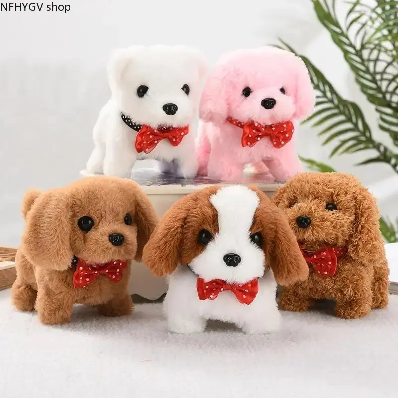 Lifelike Robotic Puppy Electronic Pet Toy For Kids Equipped With Smooth Walking Mechanism And Realistic Barking Sound, Lightweight Safe Play Toy, Wonderful Present Perfect For Children Indoor Leisure Time And Festival Gift-Giving Styling