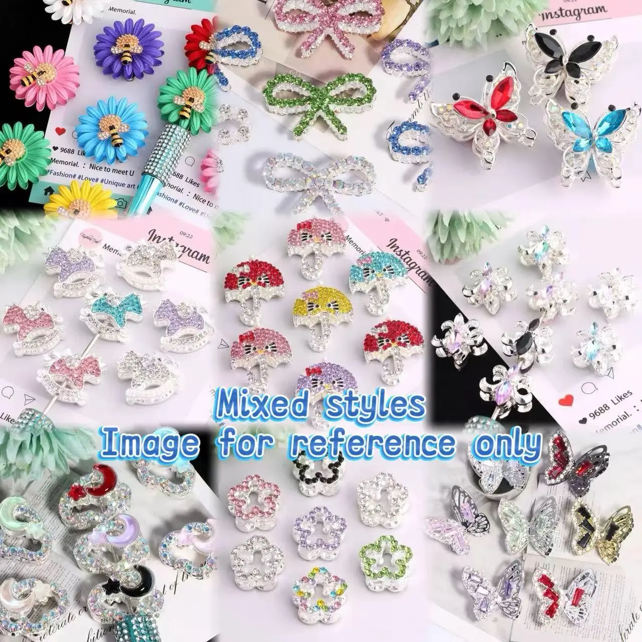 Tara-P30-Mix Styles Metal Fancy Beads 1pc per bag