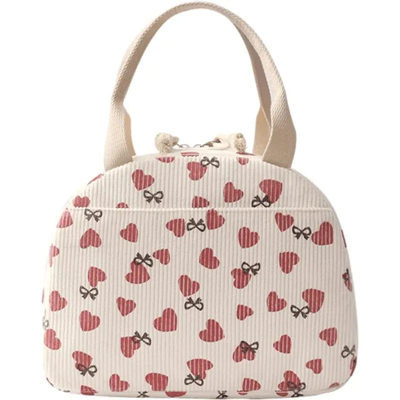 Adorable Floral & Animal Print Thermal Lunch Bag Leakproof Tote for Daily Meals, Outings & Travel Cute Cartoon Print Insulated Lunch Tote Bag for Kids & Adults, Waterproof Cooler Bag for Food Storage