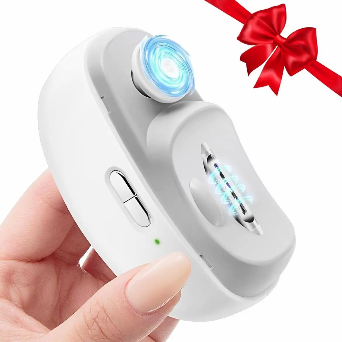 Electric Portable Nail Clipper with USB Charging and Auxiliary Lighting, All-in-One Nail Care Tool for Adults, Easy to Carry for Home and Travel