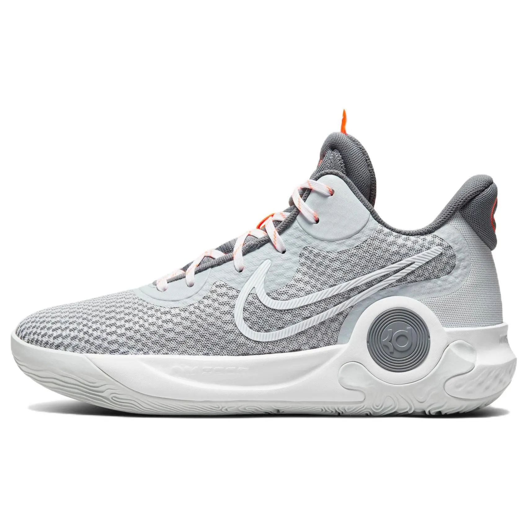 Nike KD Trey 5 IX EP Basketball Shoes for Men and Women – White and Gray Mid-Top Verifiable, with credentials and supporting global authentication