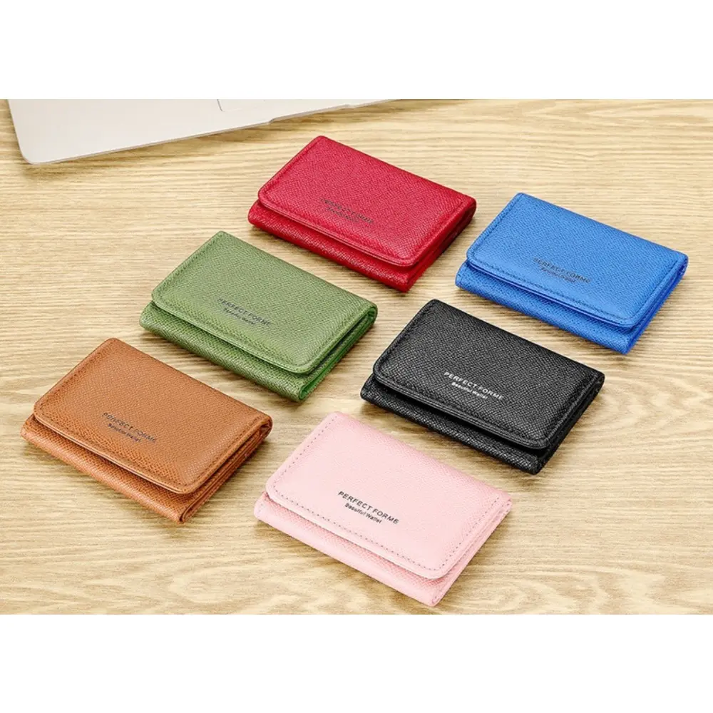 Women's Wallets - Trifold 2-in-1 Anti-Demagnetization Mini Leather Wallet, Multi-Slots Driver License & Certificate Holder for Men, Wallets For Women
