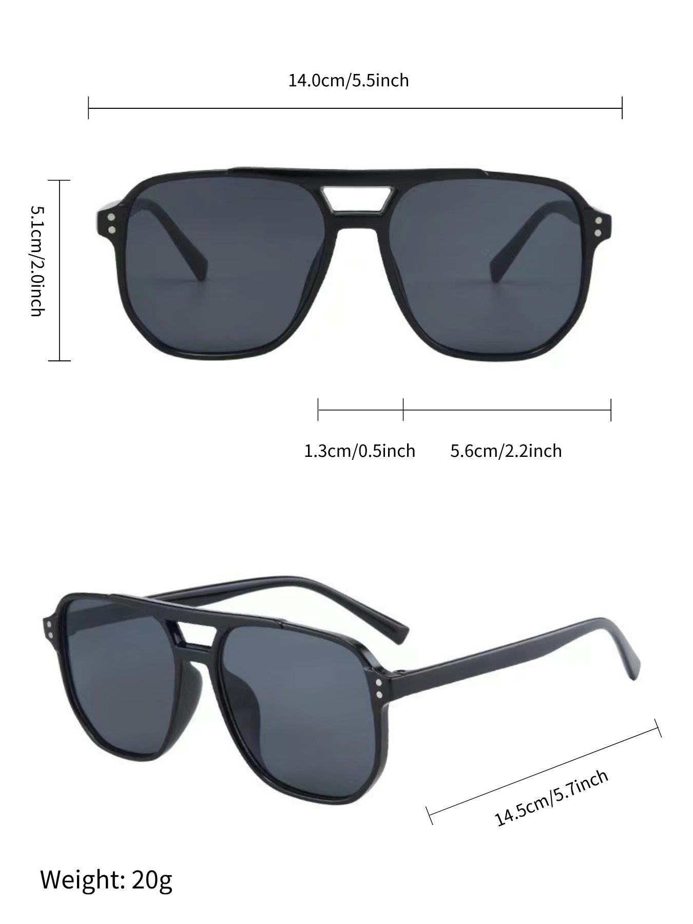 Unisex Vintage Aviator Sunglasses, Trendy Casual Tinted Lens Sunglasses for Everyday Use, Fashion Accessories for Outdoor Activities, Aviator Shades