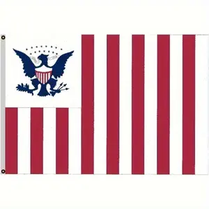 1 piece of multi-size American patriotic history flag, decorative fabric, decorated with eagle and star patterns, no electricity required, outdoor wall decoration |   Historical Themes |   American flag decoration