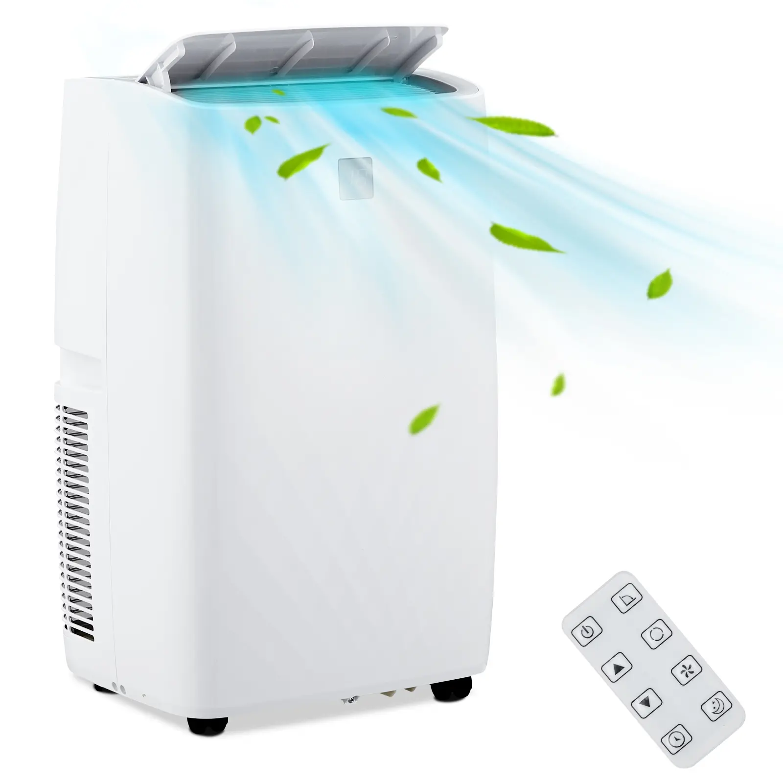 Portable Air Conditioner 14,000 BTU with Built-In Dehumidifier - Portable AC Unit for Rooms Up to 750 Sq Ft - Sleep Mode, Swing Fan, 24H Timer, Remote Control, Window Kit