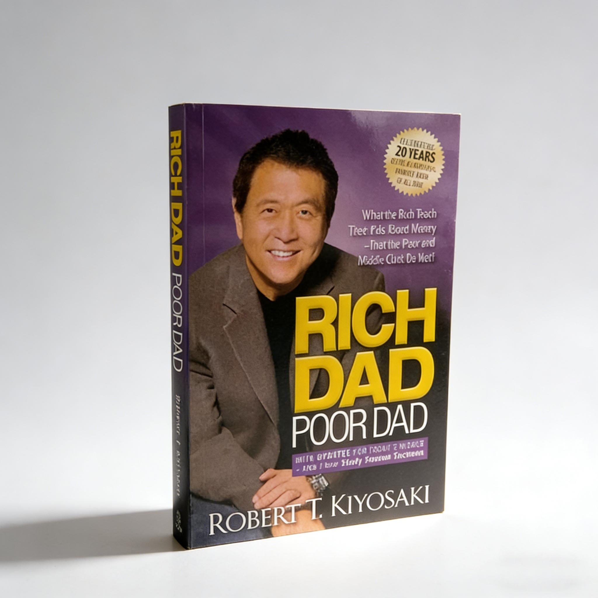 Rich Dad Poor Dad by Robert T. Kiyosaki 20th Anniversary Edition –  Personal Finance & Investing Guide, What the Rich Teach Their Kids About Money That the Poor and Middle Class Do Not