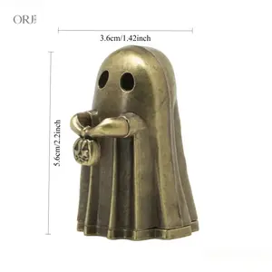 Creative Ghost-Shaped Incense Burner with Cloud Design, Backflow Fragrance Diffuser and Coil Holder, Lightweight for Home and Camping