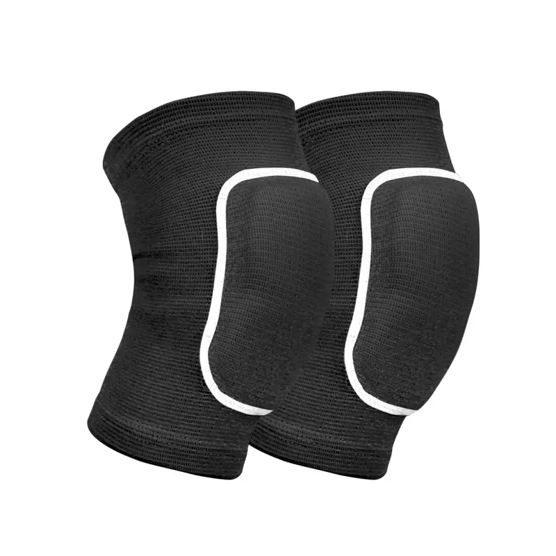 Unisex Polyester Cozy Knee & Elbow Pads, Contoured Fit Cushioned Thickened Sports Protective Gear for Volleyball, Dance, Kneeling - Anti-Collision Multi-Sport Accessories for Running, Cycling, Basketball