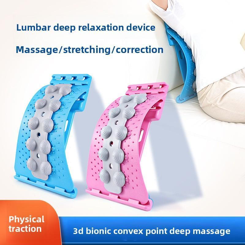 lumbar spine relaxer Back Yoga Shoulder Tight Spine Correction Waist Soothing Stretching Hunchback Relaxation Massager Waist Support Outdoor
