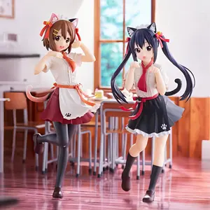 2026 new 20cm Kon Azusa Nakano Yui Hirasawa Pvc Statue Model Toys Anime Action Figure Chassis Decor Desktop Ornament Collect Prize Figure