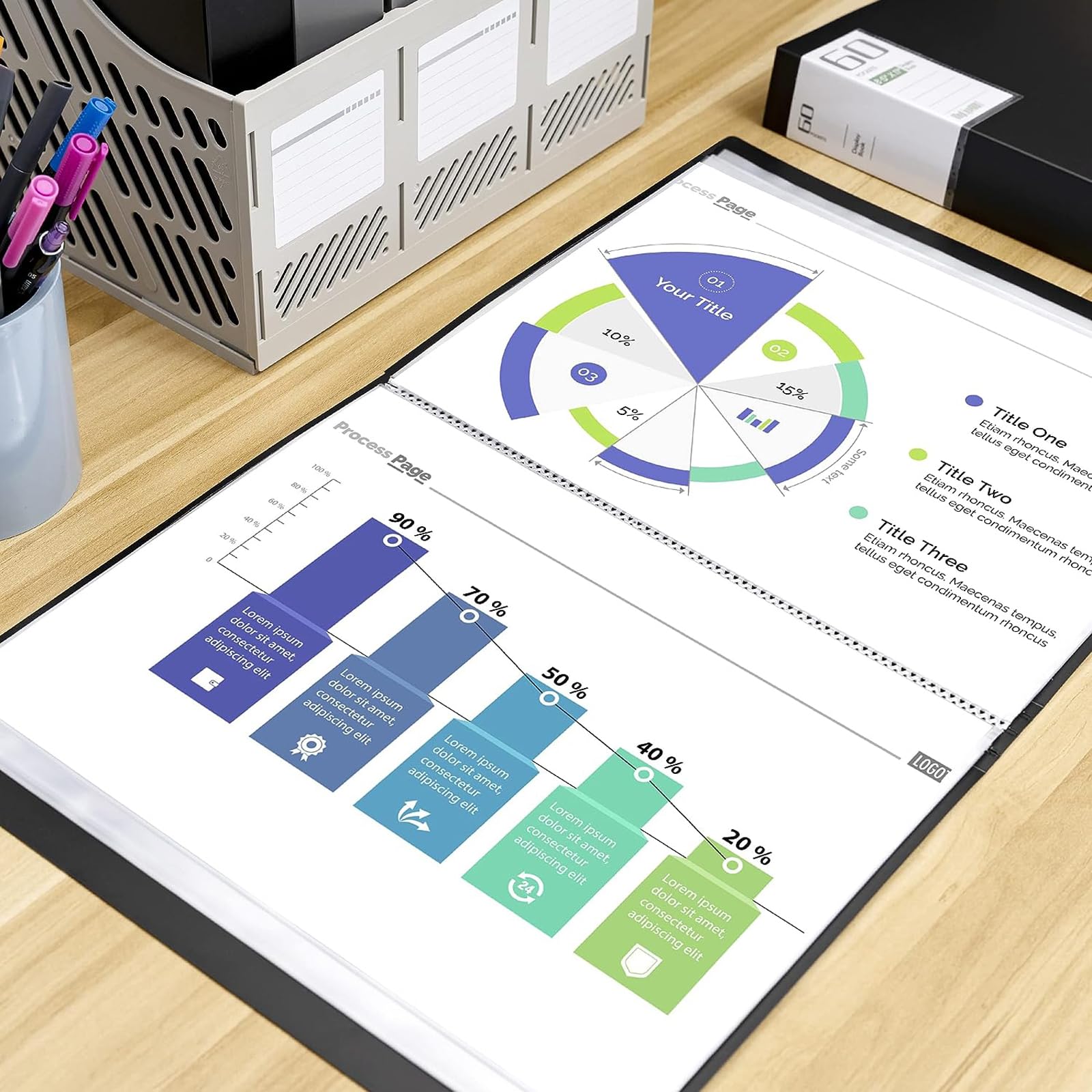 A4 Multi-Layer Transparent File Folder, Thick PP Material Durable Design, High Capacity Lightweight Design, Available in 6 Color Options for Stylish Organization