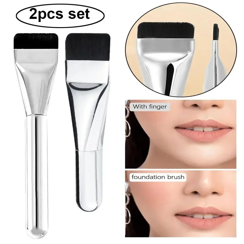 Flat Foundation Brush, Mask Brush, Makeup Spatula, Liquid Foundation Brush, Korean Cream Brush, Precise Makeup Application
