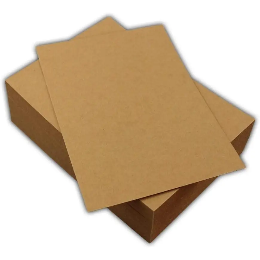 50  5x7 Chipboard Cardboard Craft Scrapbook Material Scrapbooking Packaging Sheets Shipping Pads Inserts 5 inch x 7 inch Chip Board