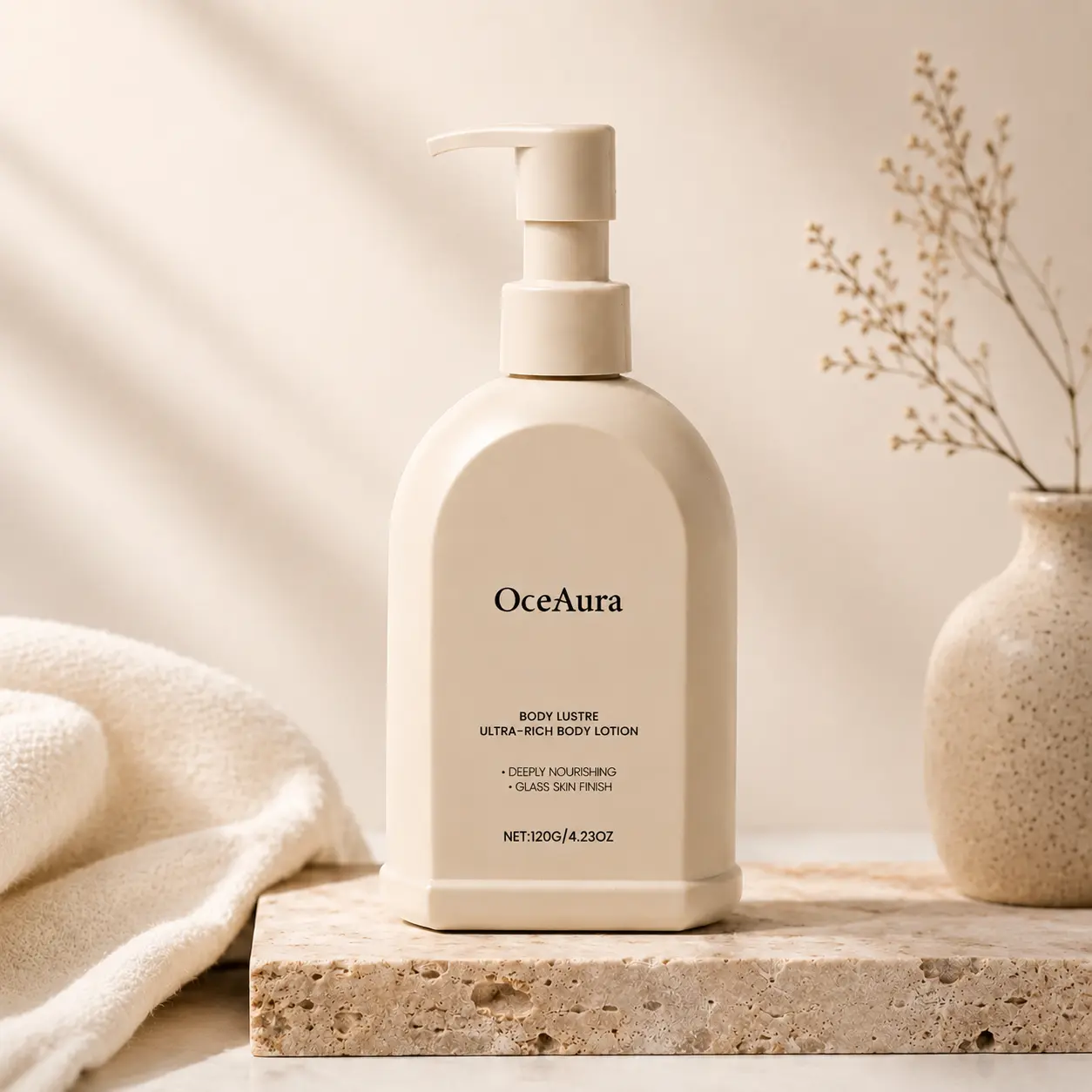 OceAura Skin Body Gloss Ultra-Rich Body Lotion Body Lotion – Moisturizing, nourishing, and gentle care for smooth, hydrated skin.