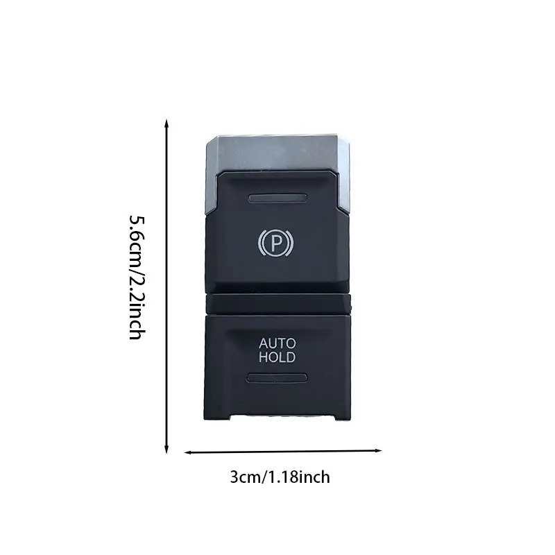 Volkswagen 5na927225, 5ng927225c Handbrake Switch for Tiguan L, Electronic Parking Brake Button, Oe Code 5ng927225c, No Battery Included