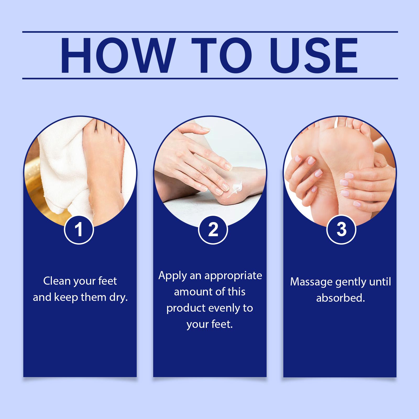 Moisturizing Protective Foot Cream HK-A07-0006-01 100g Daily Care Hydrating Nourishing for Dry Feet Urea Glycerin Mineral Oil - Moisturize