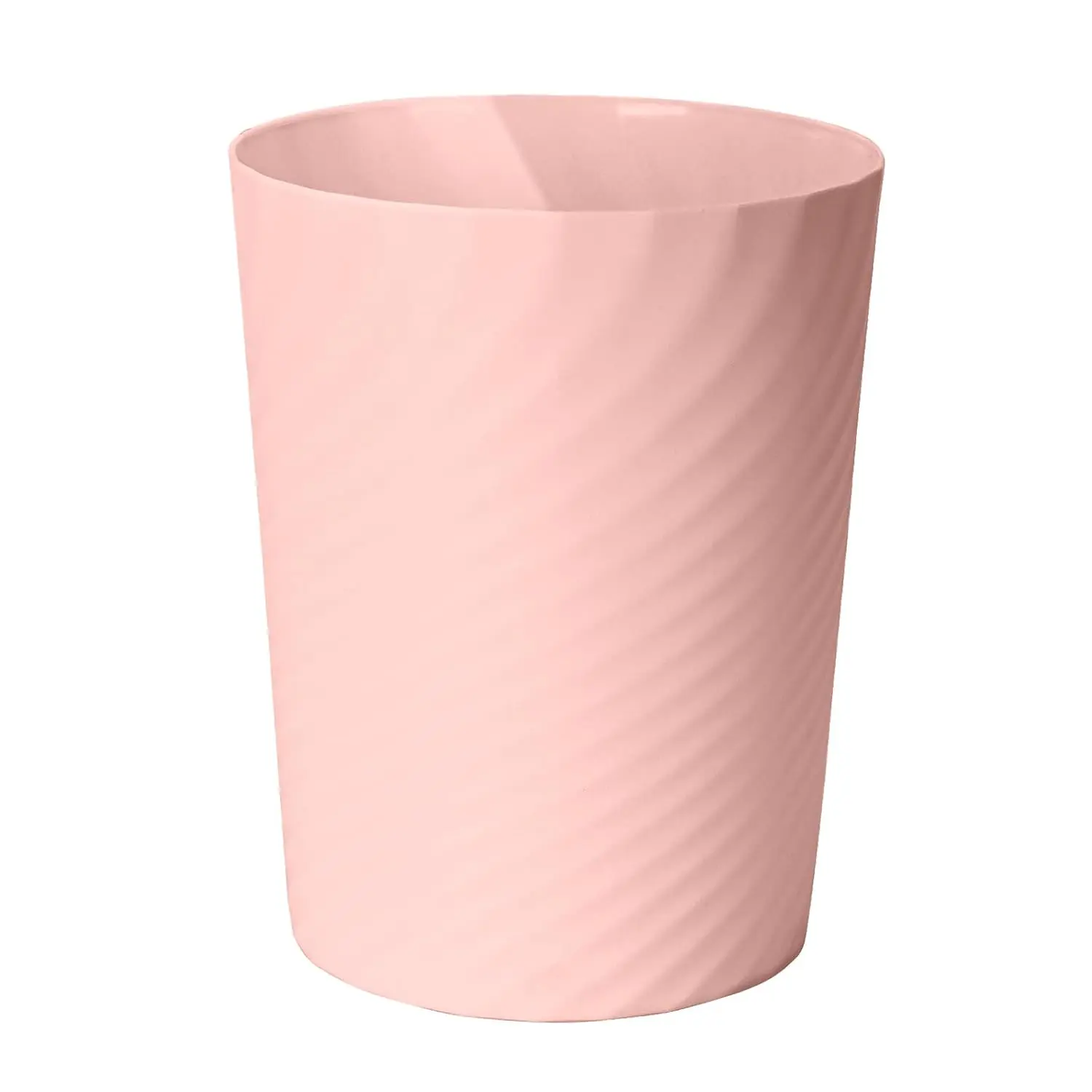 Trash Can - Small Waste basketbin - 1.8 Gallon- for Office,Home,Bathroom,Kitchen - Pink