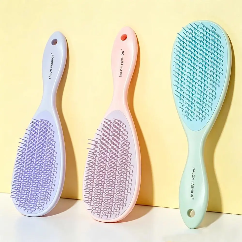 3-Color Comb For Combing Anti-Static Scalp Massage Comb Suitable For Both Dry And Wet Hair Anti-Tangle Styling Comb