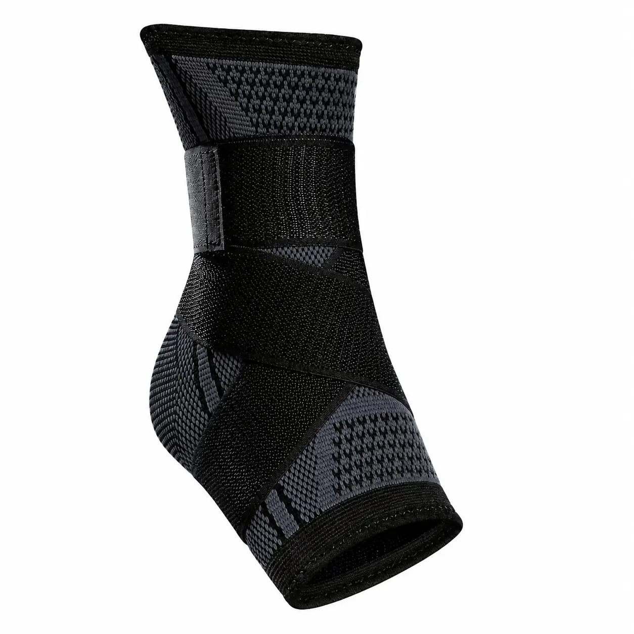 Two-Piece Breathable Elastic Ankle Brace Set for Men and Women – Adjustable Compression Sleeve with Targeted Support for Running, Sports, Recovery, and Daily Activity – Lightweight Stabilizing Cuff with Comfort-Fit Design and Enhanced Ventilation