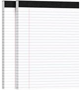 3pcs Legal Pads 8.5 x 11, Notepads 8.5 x 11 College Ruled Notebook, Writing Pads of Paper,Yellow Note Pads, Memo Pad Papers Perforate Legal Notepads Narrow Ruled Line,30 Sheets/Pack