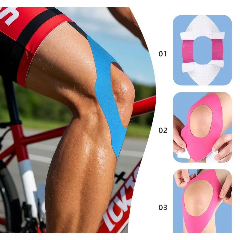 Elastic bandage, muscle sticker, fitness exercise, running, lumbar muscle sticker, stretching and fixing muscle sticker, outdoor sports protective gear. aid supply