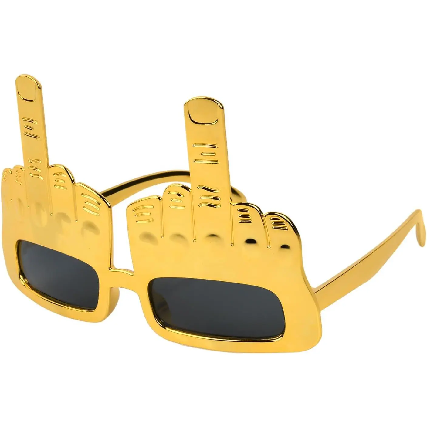 Middle Finger Sunglasses Creative Flip Off Hand Shape Funny Glasses for Adults Party Novelty Eyewear