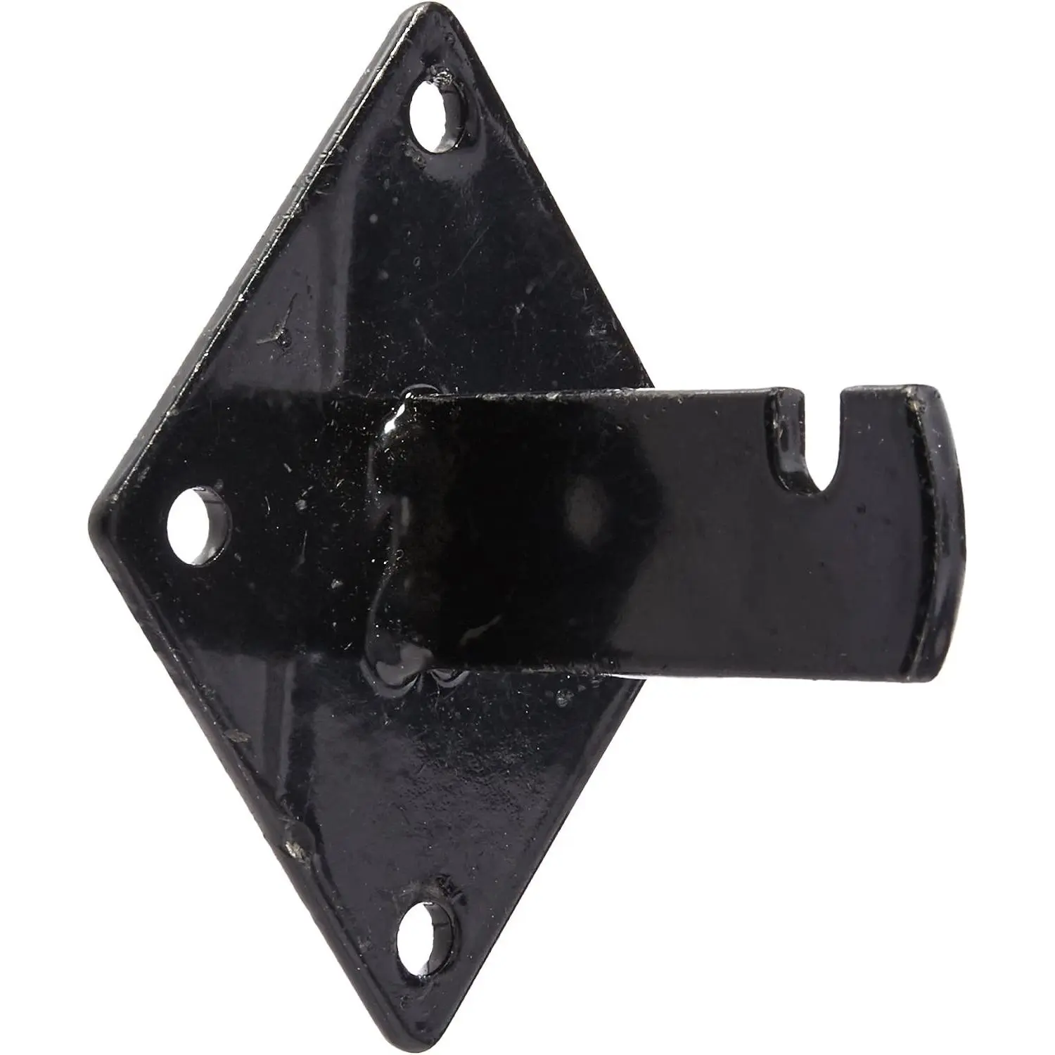 Gridwall Mount Brackets for Grid or Slatgrid Panels Box of 12 Pcs Black Color
