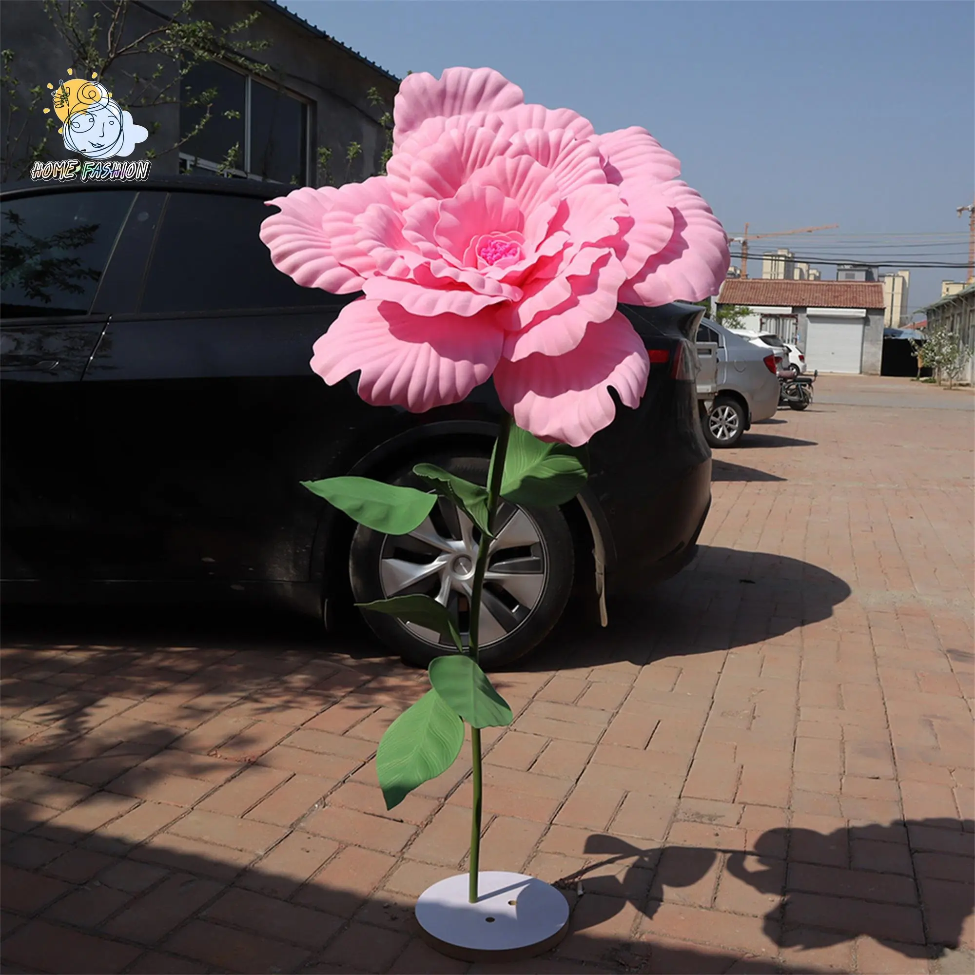 Giant Flowers for Decoration Artificial Peony Flower Head Large Fake Flower for Background Wedding Stage Party Decor