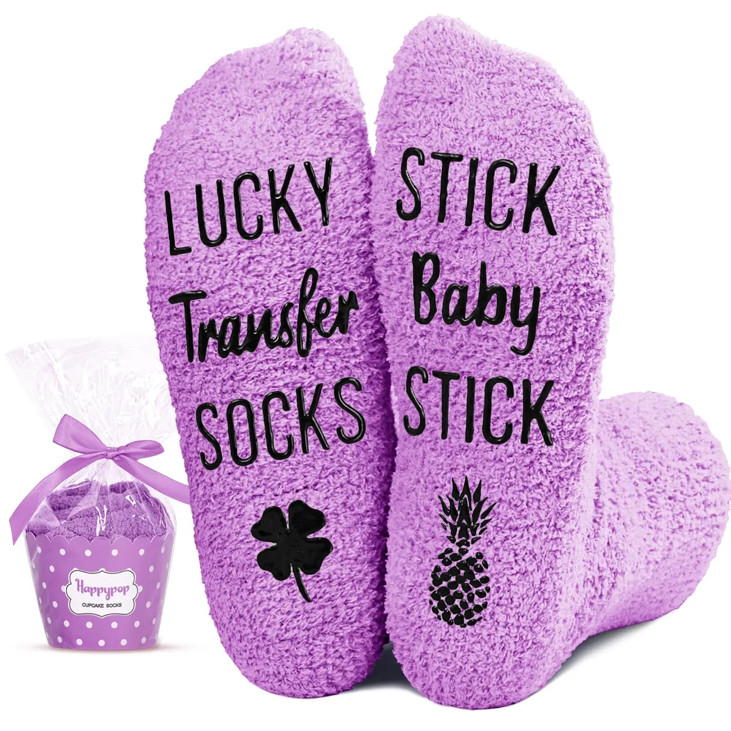 HAPPYPOP Pregnancy Gifts Ideas - Pregnant Mom Socks, Expecting Mother's Day Gifts Mom to Be Presents, Ivf Socks