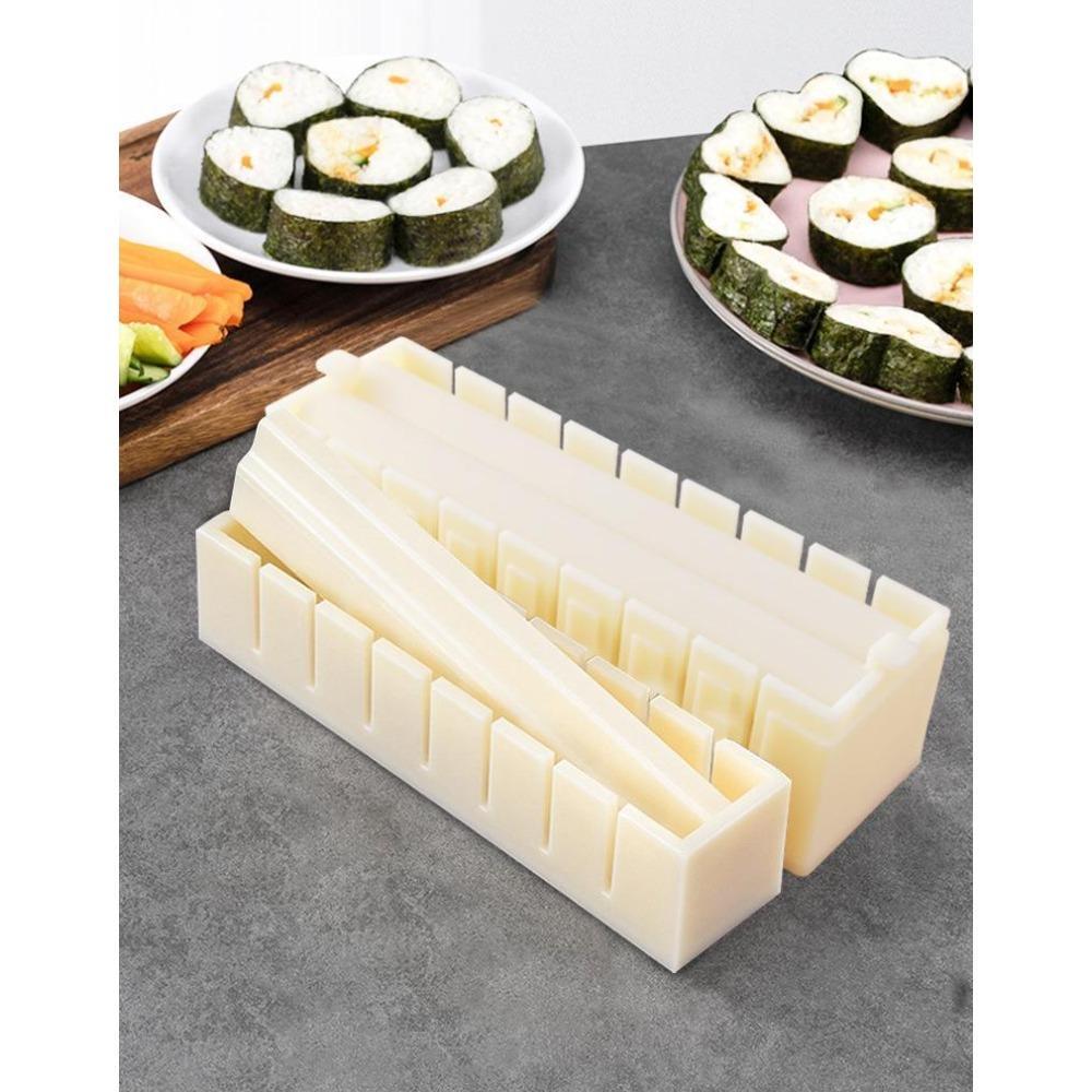 Household Sushi Mold Tool Set, Easy Seaweed Rice Roll & Nori Sushi Maker Kit, Complete All‑in‑One Sushi Making Set Perfect for Home Cooking & DIY Meals