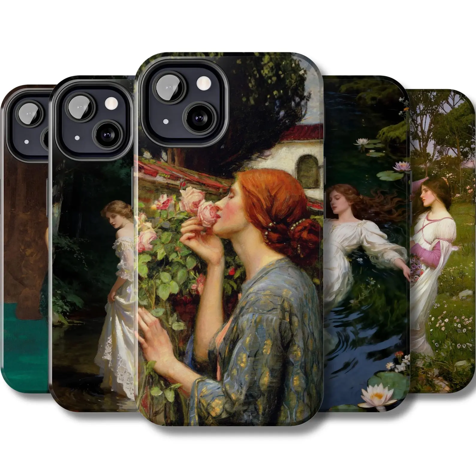 Renaissance Romantic Phone Case for iPhone 11-17 Pro Max/Plus & Samsung Galaxy S23-S25 Series, Durable Aesthetic Vintage Baroque Famous Painting Mobile Device Accessory with Protection, Devices, Accessories
