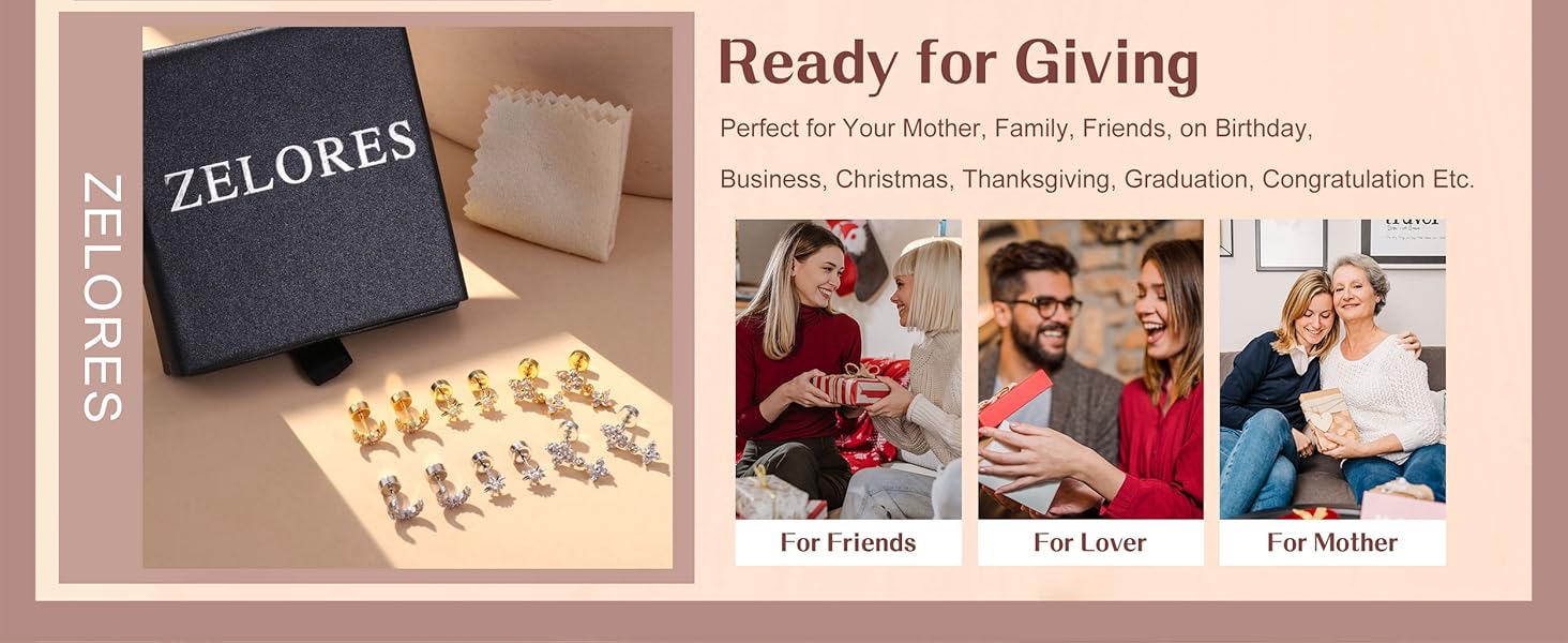 ZELORES  1Pair Gold Plated Flat Back Earrings for Women Silver Post Stud Earrings for Multiple Piercing Small Dainty Helix Tragus Cartilage Stud Trendy Flat back Stud Earrings