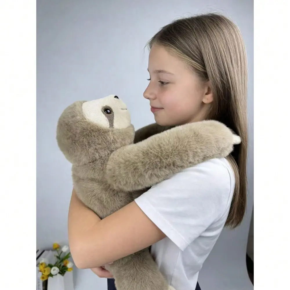 Long Arm Weighted Gravel Sloth Panda Plush Toy Pillow, Comfortable Companion for Teens 14+, Perfect Gift for Holidays