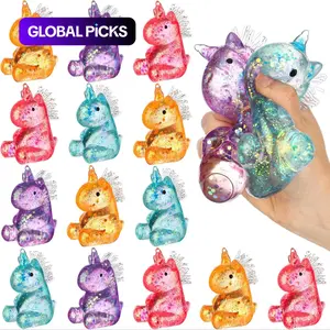 1/2/4/8/12 PCS Unicorn Maltose Fidget Toy, Sensory Stress Relief Soft Ball for Adults & Kids, Party Favor Prank Squeeze Toy, Anti-Anxiety Hand Pressure Reliever, Squishies, Squishy Fidgets, Fidget Stress Balls