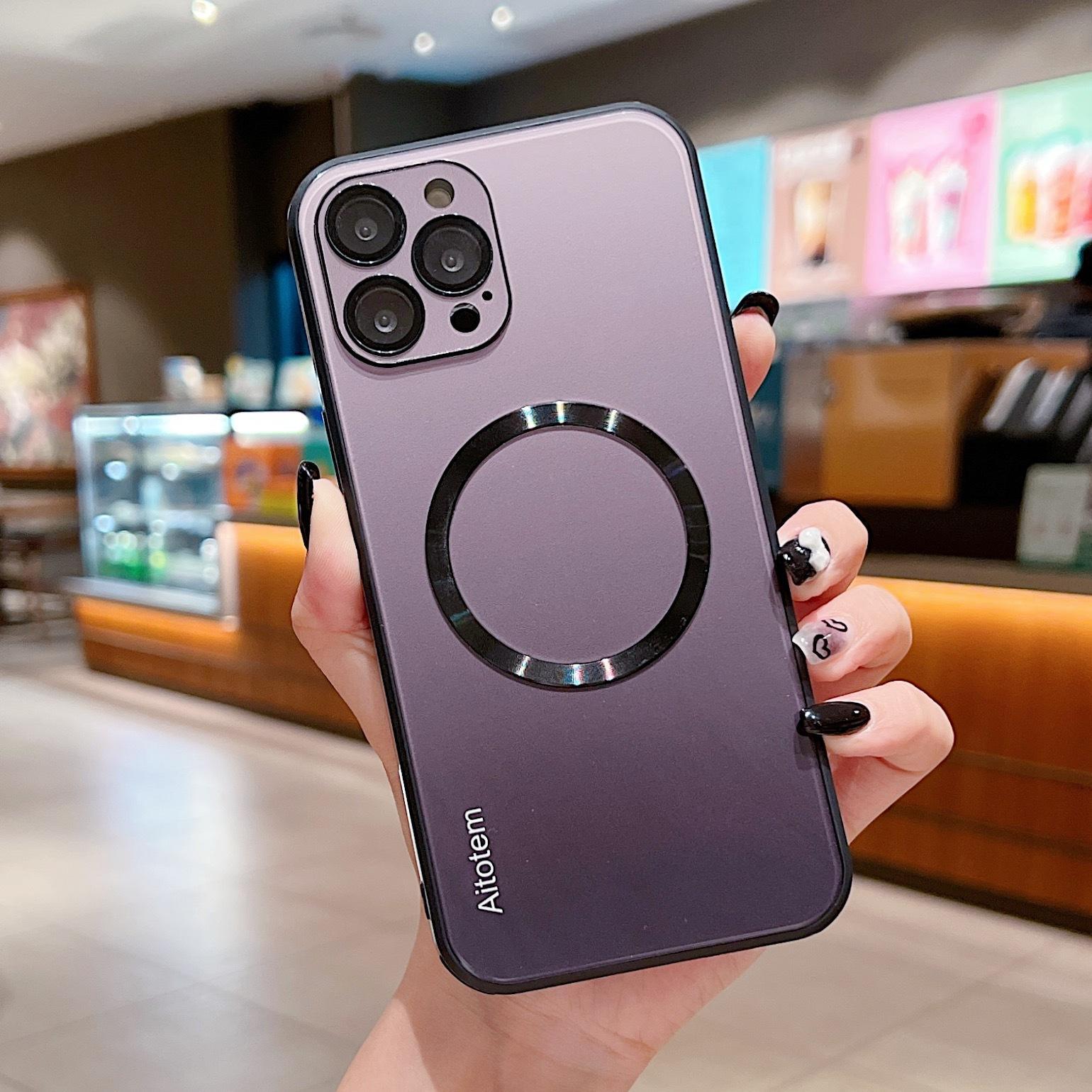 Magnetic Gradient Compatible with iPhone 17 Pro Max Phone Case with Lens Protector New iPhone 16 Full Coverage Hard Case