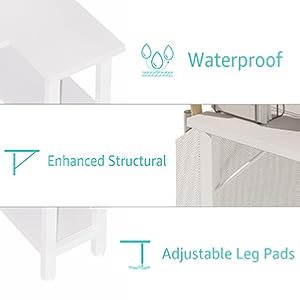 Lufeiya L Shaped Computer Desk with Power Outlet Shelves, 47 Inch Corner Desk for Home Office Bedroom, L-Shaped Study Writing Working PC Desks Table Furniture